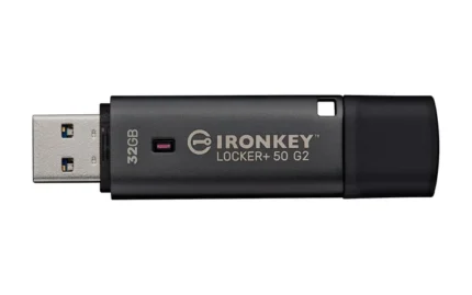Kingston IronKey Locker+ 50 G2 USB Flash Drive FIPS 197 certified, AES 256-bit Hardware encryptedDispatch in 3 Business Days